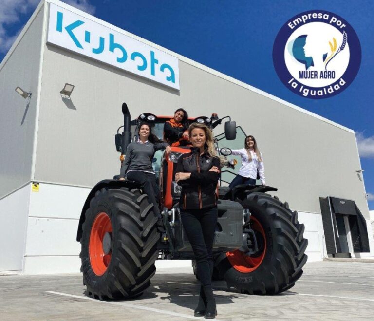 Kubota España recibe el sello Empresa por la Igualdad. MujerAGRO