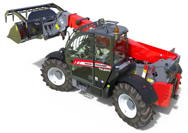 La nueva Telescópica de Massey Ferguson TH.8043 alcanza una nueva dimensión en cuanto a capacidad y rendimiento