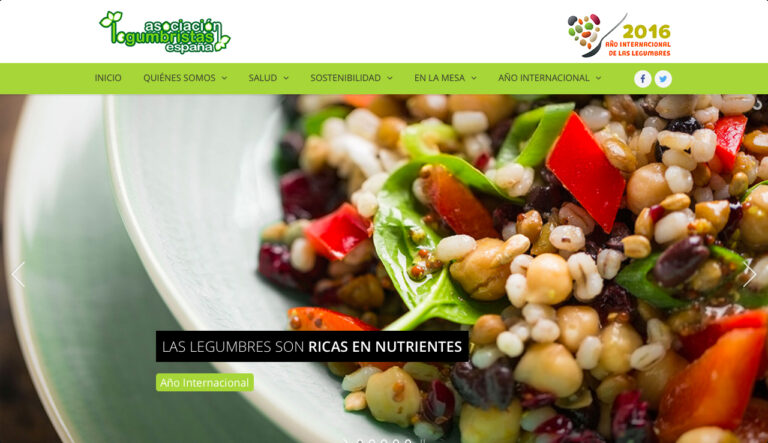 Se lanza la web www.comerlegumbres.com, que recogerá toda la información sobre el Año Internacional de las Legumbres 2016