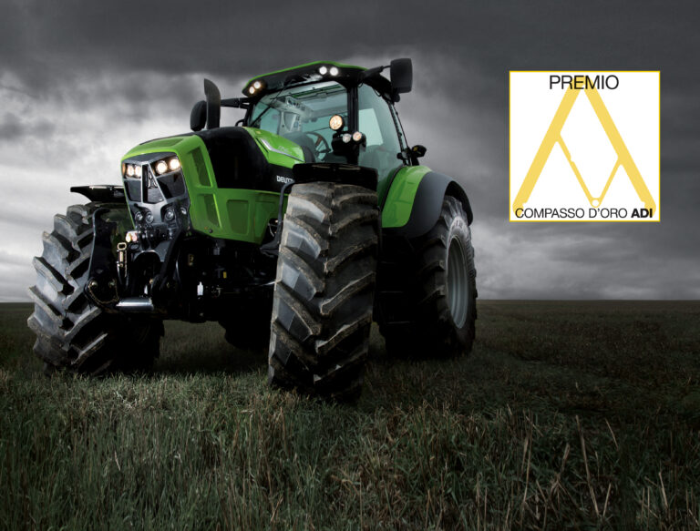 El DEUTZ-FAHR 7250 ttv Agrotron galardonado de nuevo, esta vez con el Compás de oro 2014