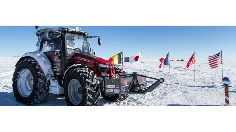 Trelleborg equipa en exclusiva el nuevo tractor edición especial MF 5610 Antarctica2