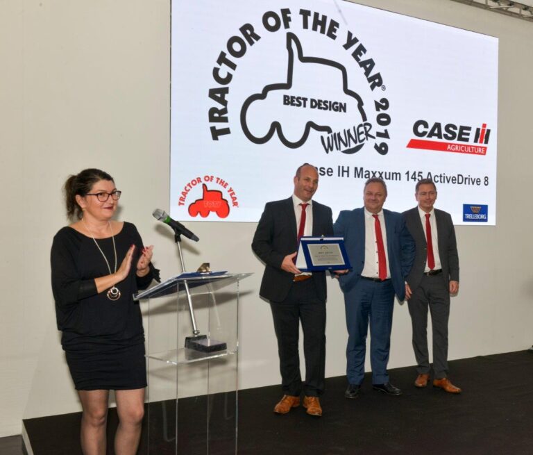 El Maxxum 145 Multicontroller de Case IH se lleva los premios Tractor del Año y Mejor Diseño 2019
