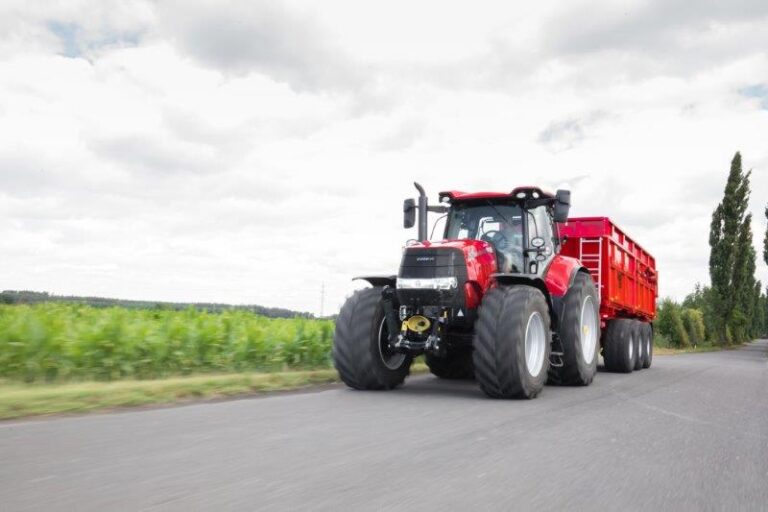 Case IH desarrolla un nuevo sistema de frenos que permite mayor control sobre el remolque en bajadas y carreteras heladas
