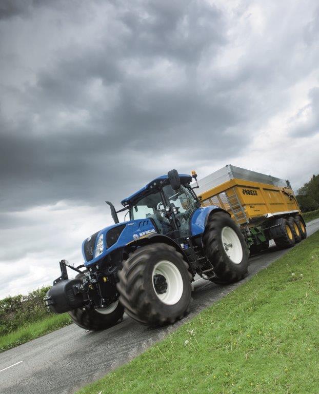 El sistema de freno inteligente de remolque de New Holland ofrece la mejor seguridad y estabilidad de su clase en los tractores T7 y T6 AutoCommand