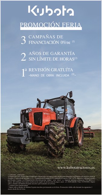 KUBOTA participará en la primera edición de DEMOAGRO