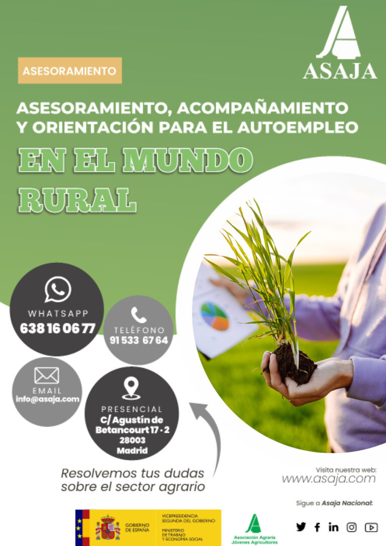 Asesoramiento, acompañamiento y orientación para el autoempleo en el mundo rural