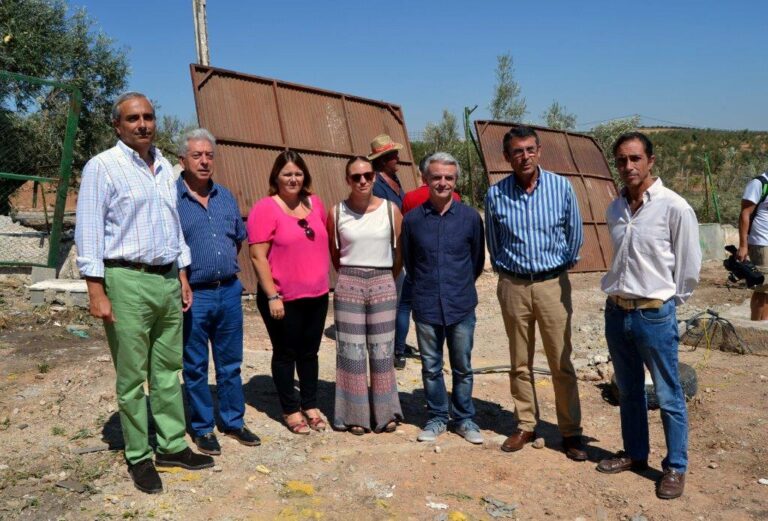 ASAJA Málaga, la Delegación y Cooperativas, visitan la zona cero del tornado de Campillos y la granizada de Sierra de Yeguas