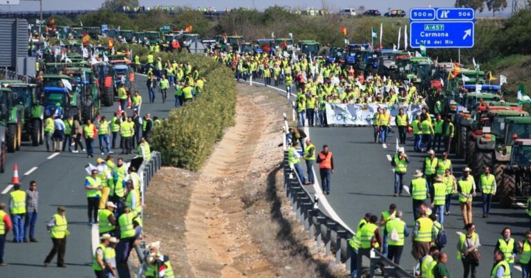 Los agricultores y ganaderos se concentrarán el 15 de abril en Sevilla en contra de la convergencia brusca de la PAC