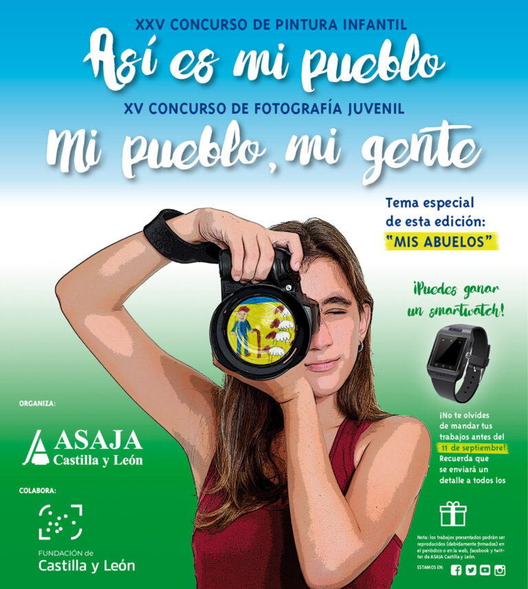 Asaja convoca sus concursos de dibujos y fotos para niños y jóvenes, con la colaboración de la Fundación De Castilla y León