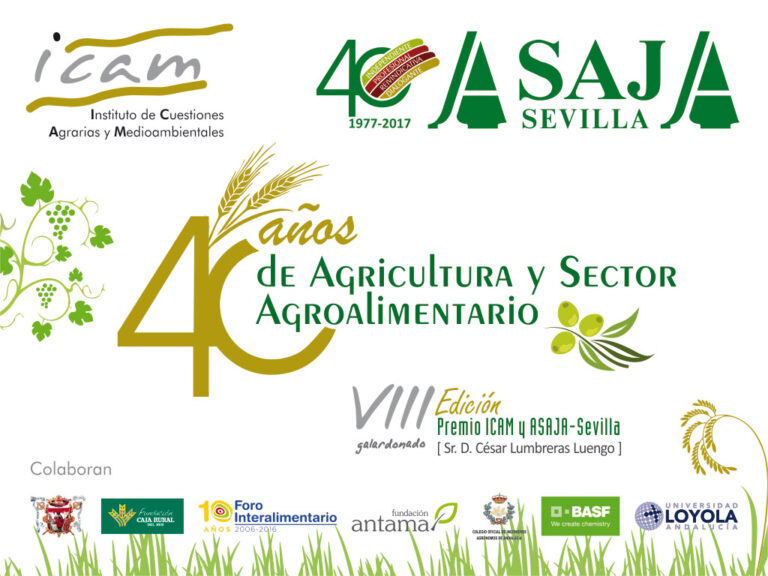 ICAM y ASAJA-Sevilla otorgan su distinción anual al periodista César Lumbreras por su trayectoria, su profesionalidad y su contribución al sector agrario