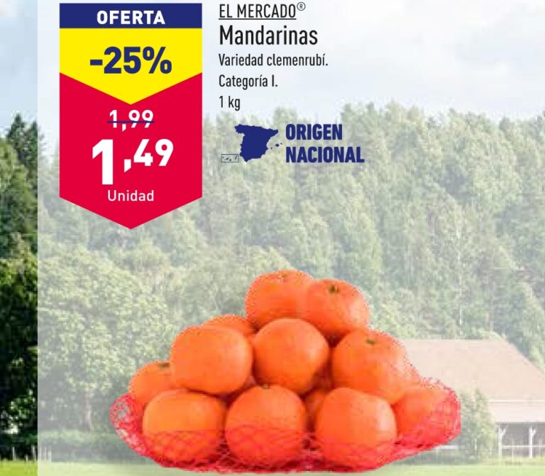 Asaja Valencia AVA denuncia a Aldi por bajar un 25% el precio de las mandarinas justo cuando empiezan las españolas