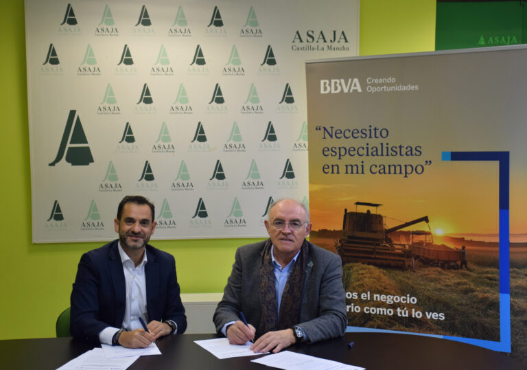 Ventajas financieras para agricultores y ganaderos a través del convenio de colaboración entre ASAJA CLM y BBVA