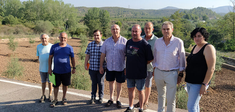 AVA-ASAJA visita el Alto Palancia para pedir “un riego de emergencia que salve los cultivos”