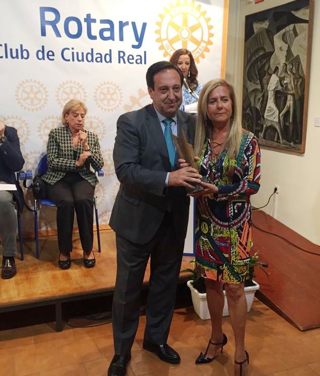 Pedro Barato, galardonado por el Club Rotario de Ciudad Real