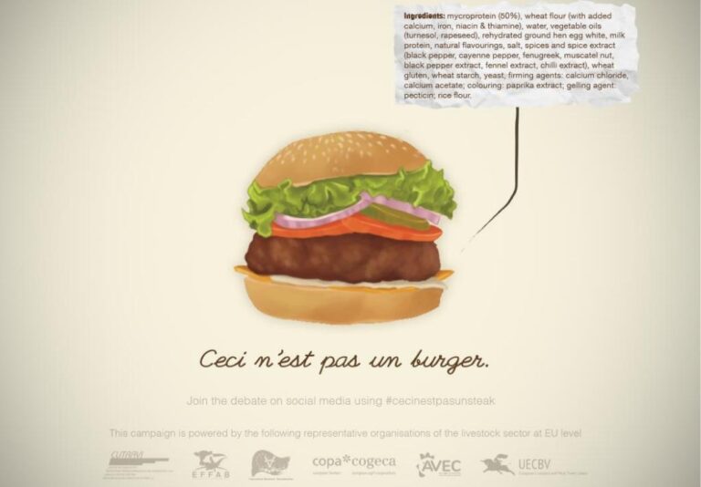 ¡Basta ya de las denominaciones cárnicas y lácteas surrealistas! Las organizaciones ganaderas europeas lanzan una campaña contra el uso indebido de las denominaciones de la carne