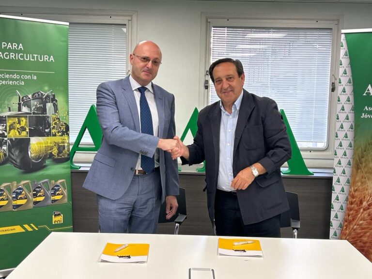 ASAJA y ENI IBERIA renuevan el acuerdo marco en materia de suministros energéticos para los profesionales agrarios