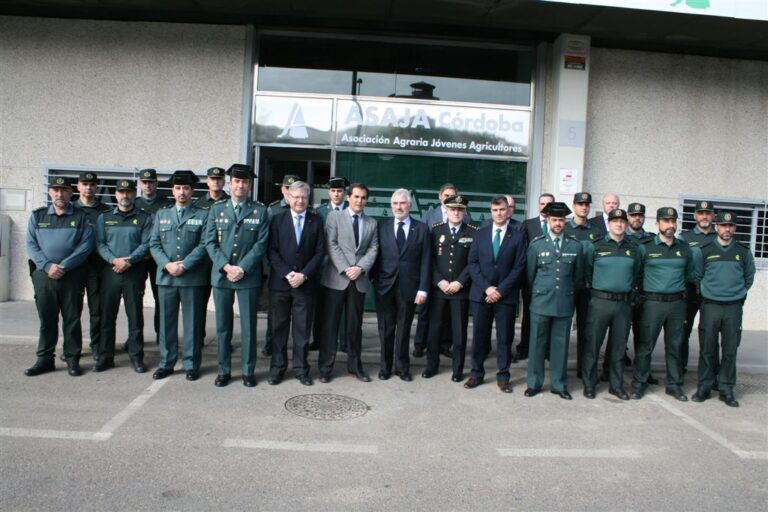 Asaja Córdoba homenajea a la Guardia Civil con la asistencia del secretario de Estado de Seguridad