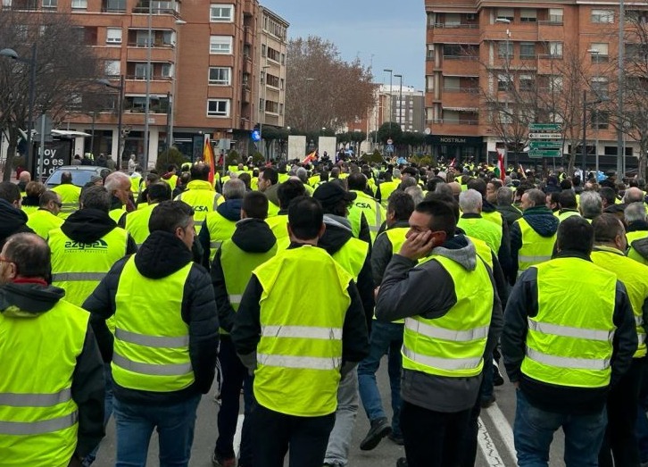 Asaja Rioja Arag reitera el apoyo legal, técnico y logístico a los agricultores y ganaderos que continúan con las movilizaciones