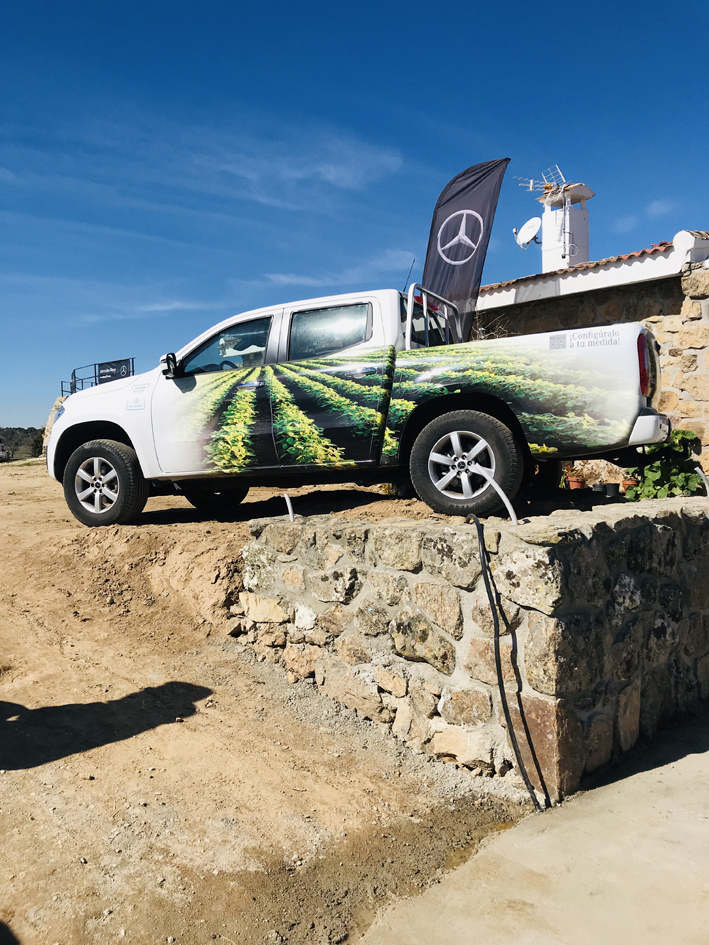 ASAJA MADRID ORGANIZÓ UNA JORNADA EN COLMENAR VIEJO PATROCINADA POR MERCEDES-BENZ FURGONETAS Y MECHA MOTOR.