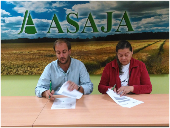 ASAJA de Ávila y la Asociación Down Ávila firman un convenio de colaboración