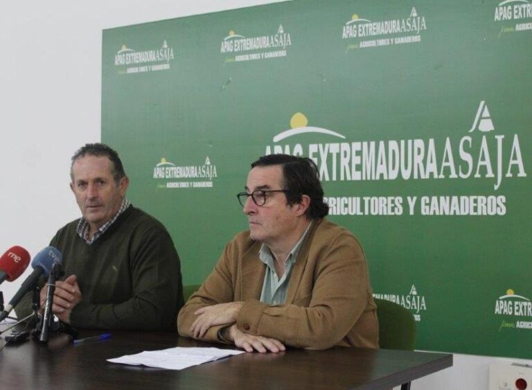 Asaja en Extremadura se manifestará en enero ante Presidencia por el reparto de ayudas por la sequía