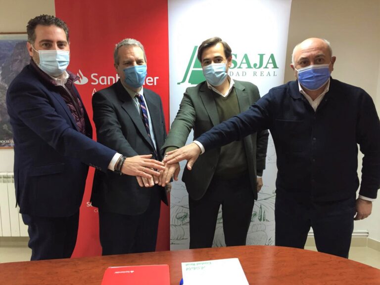 ASAJA Ciudad Real y Banco Santander renuevan el convenio de colaboración para tramitar las ayudas PAC