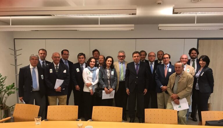 Una delegación de Asaja Córdoba debate en  Bruselas posturas frente a la reforma de la PAC
