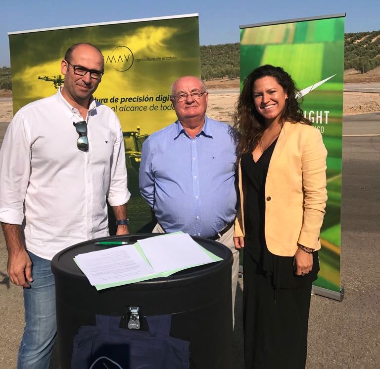 Asaja-Jaén formará a agricultores como pilotos de drones para que puedan aplicar esta tecnología a sus explotaciones agrarias