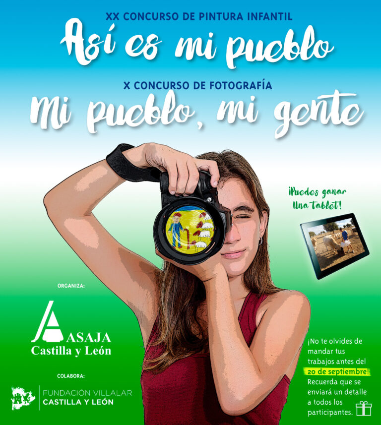 ASAJA Castilla y León convoca sus dos concursos de dibujos y fotos para niños y jóvenes del medio rural