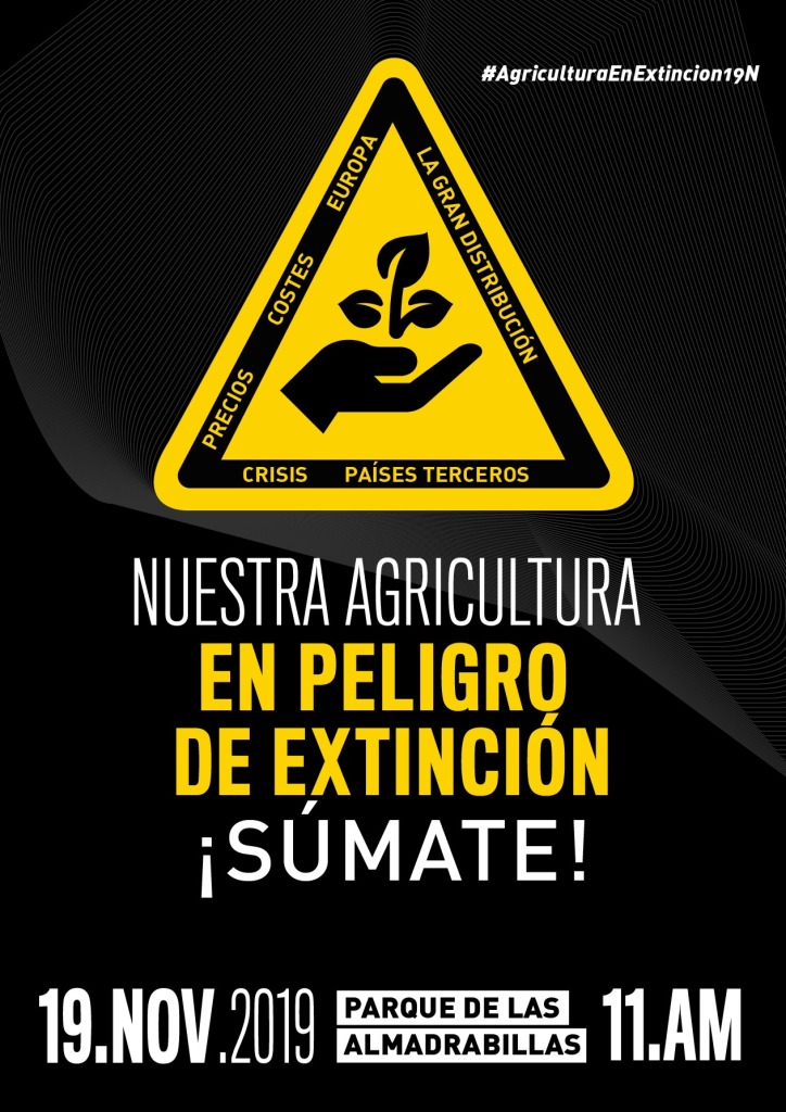Todo listo para la movilización del sector hortofrutícola