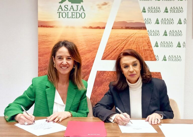 Banco Santander y Asaja Toledo renuevan el convenio de colaboración para tramitar las ayudas PAC