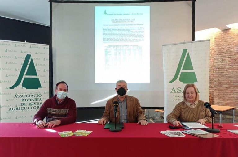 Balance Asaja Barcelona. Un año marcado por los altos costes de producción y por las sequías, la renta 2021 con una escaso 0,1%.