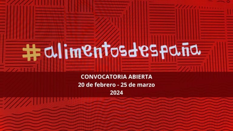 Convocado el Premio “Alimentos de España 2024”