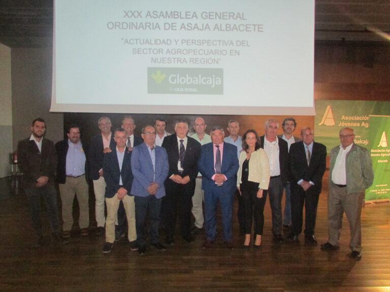 JORGE NAVARRO GONZALEZ nuevo presidente de Asaja Albacete tras la XXX Asamblea General Ordinaria provincial de Asaja