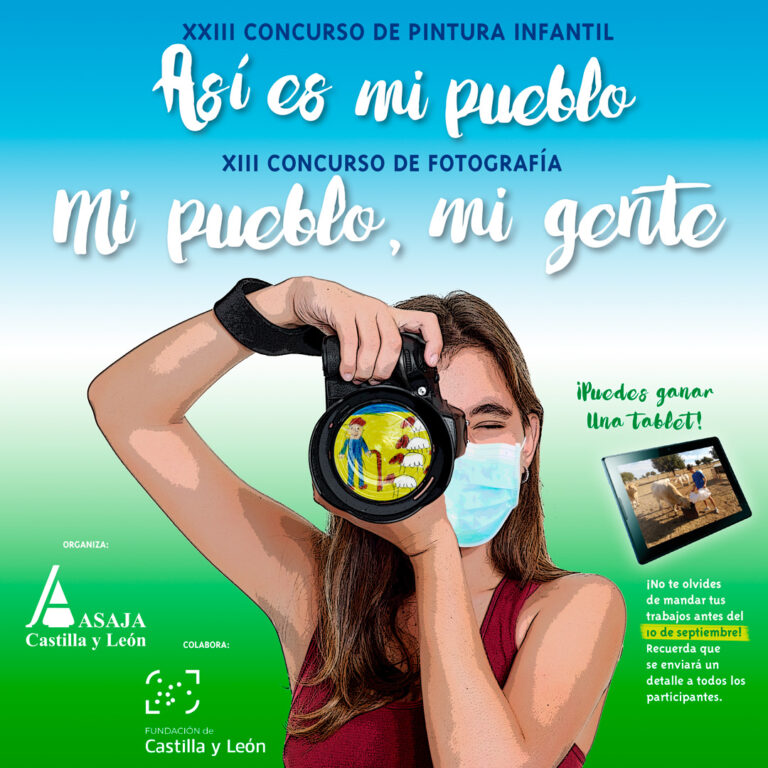 Asaja convoca sus concursos de dibujos y fotos para niños y jóvenes, con la colaboración de la Fundación De Castilla y León
