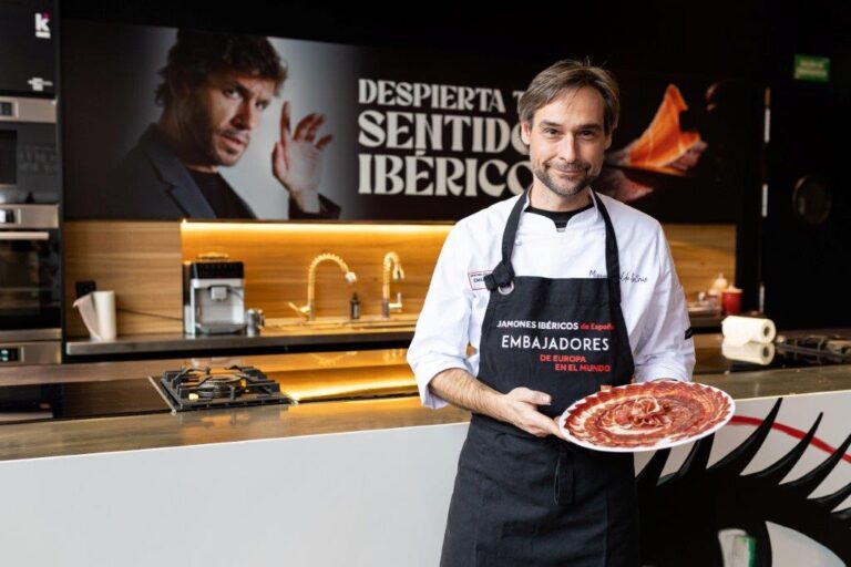 El Jamón Ibérico protagoniza un exclusivo showcooking a seis manos con chefs internacionales estrella Michelín