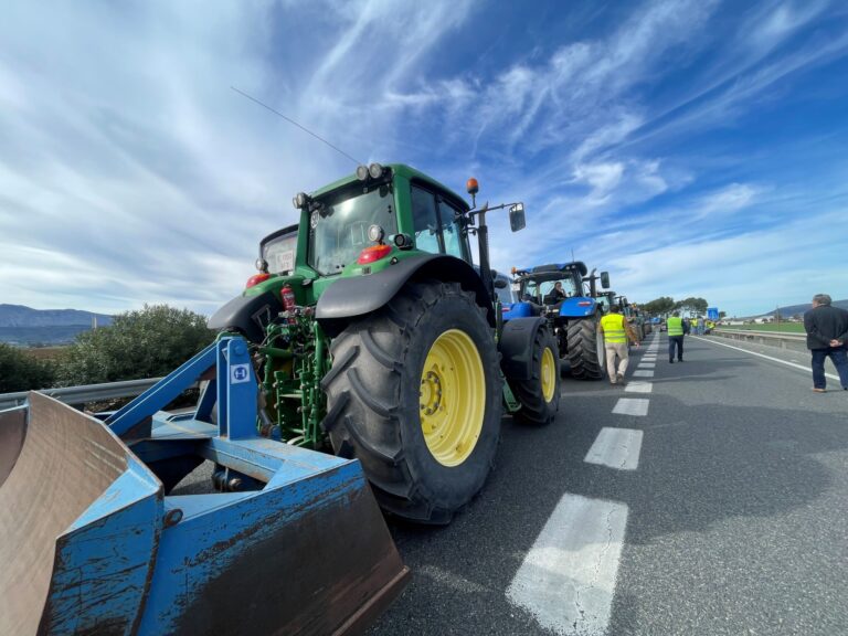 Manifestación del campo de León en puertas a la reunión de ministros de agricultura del próximo lunes día 26 en Bruselas