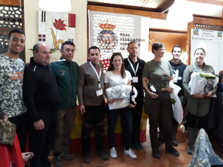 Cazadoras clasificadas para el VII Campeonato de España de Caza Menor con Perro Femenino