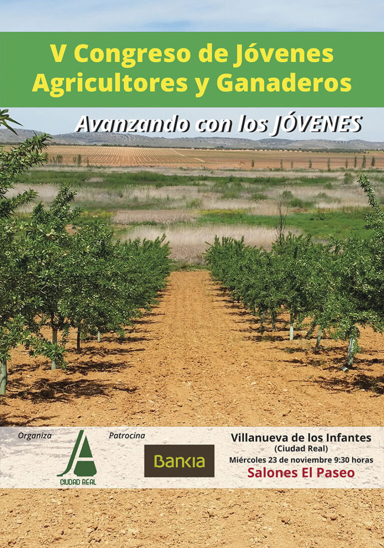 ASAJA Ciudad Real congregará a 250 jóvenes agricultores y ganaderos en Villanueva de los Infantes