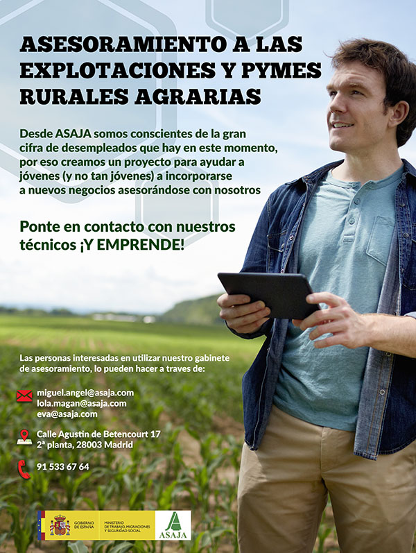 Asesoramiento a las explotaciones y PYMES rurales agrarias