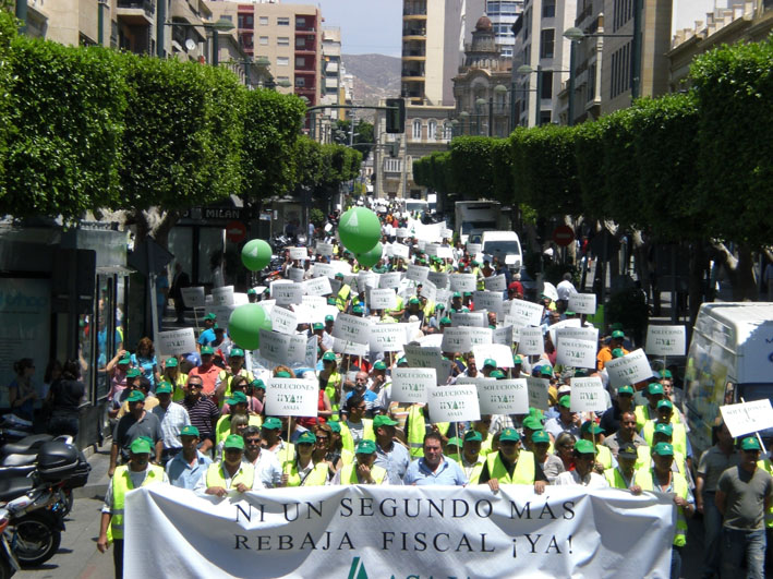 ASAJA Almería requiere a la Diputación y a los municipios que se han quedado fuera de la rebaja fiscal que aprueben una moción a favor de la misma