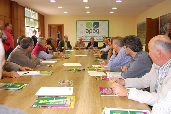 Un grupo de arroceros de Asaja Valencia visitan APAG Guadalaja-ASAJA y Coagral