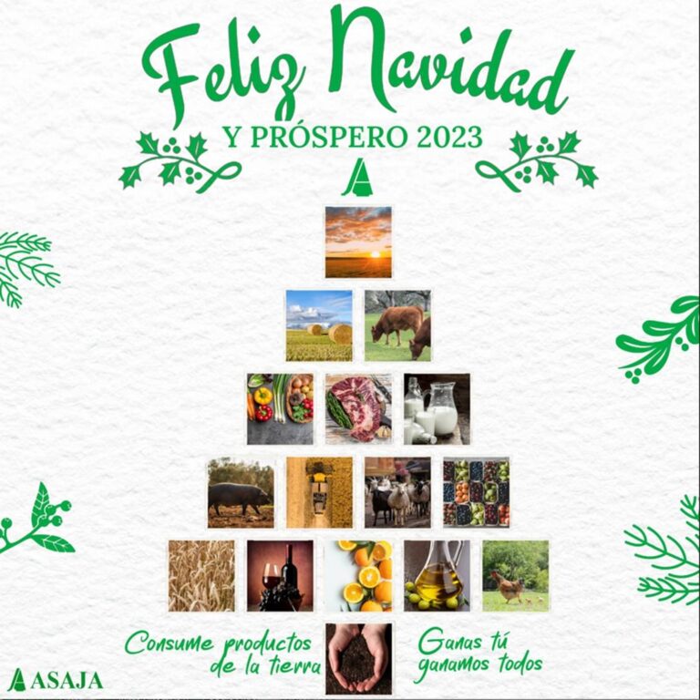 Asaja les desea FELIZ NAVIDAD Y PROSPERO AÑO 2023