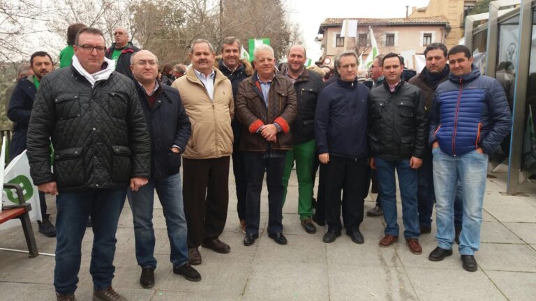 ASAJA Ciudad Real muestra su rechazo a los recortes de las ayudas a la agricultura ecológica, en Toledo