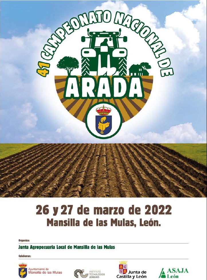 Asaja Palencia. Vuelve el Campeonato Nacional de Arada en Mansilla de las Mulas (León) el 26 y 27 de marzo