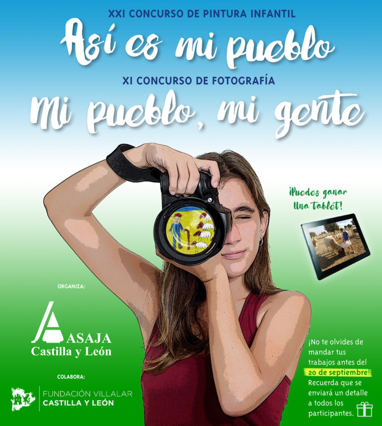 Asaja Castilla y León convoca sus dos concursos estivales de dibujos y fotos para niños y jóvenes, con el medio rural como protagonista