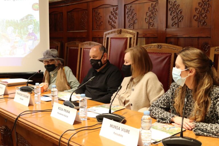 Asaja Barcelona presentó ayer, la Pequeña Historia de la Judía del Ganxet en el Ayuntamiento de Les Franqueses del Vallès