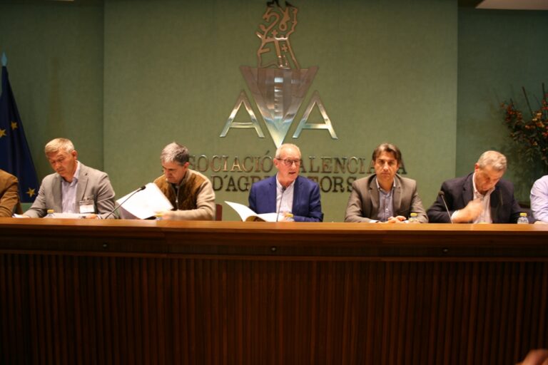 AVA VALENCIA denuncia en su asamblea la crisis del campo valenciano al constatar que su regadío desciende un 10,8% en diez años mientras crece en toda España