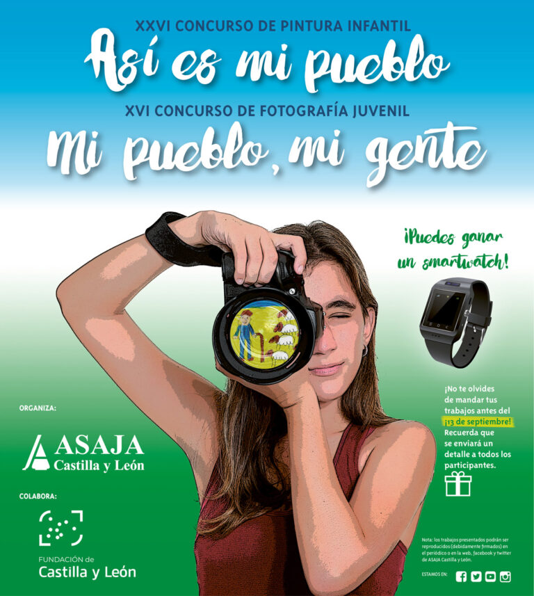 Asaja convoca sus concursos de dibujos y fotos para niños y jóvenes, con la colaboración de    la fundación de Castilla y León