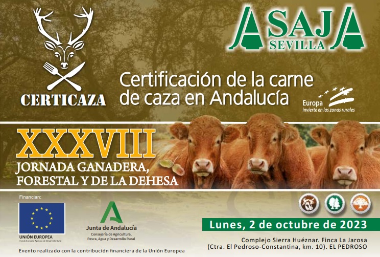 ASAJA-Sevilla celebra en El Pedroso su XXXVIII Jornada Ganadera, Forestal y de la Dehesa